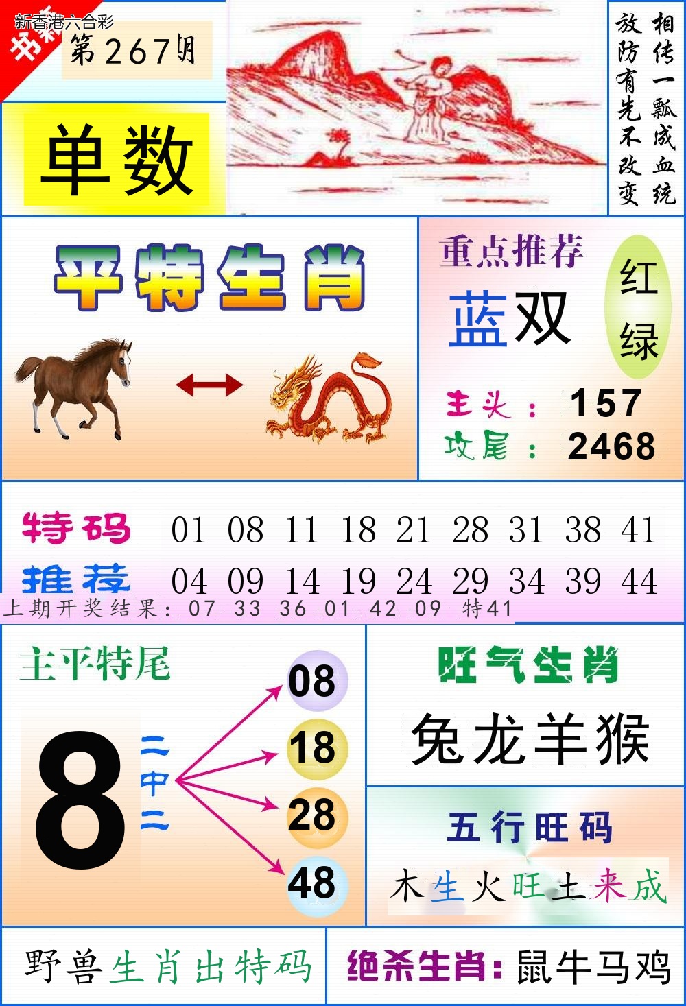 第2026267期精选图库 1127