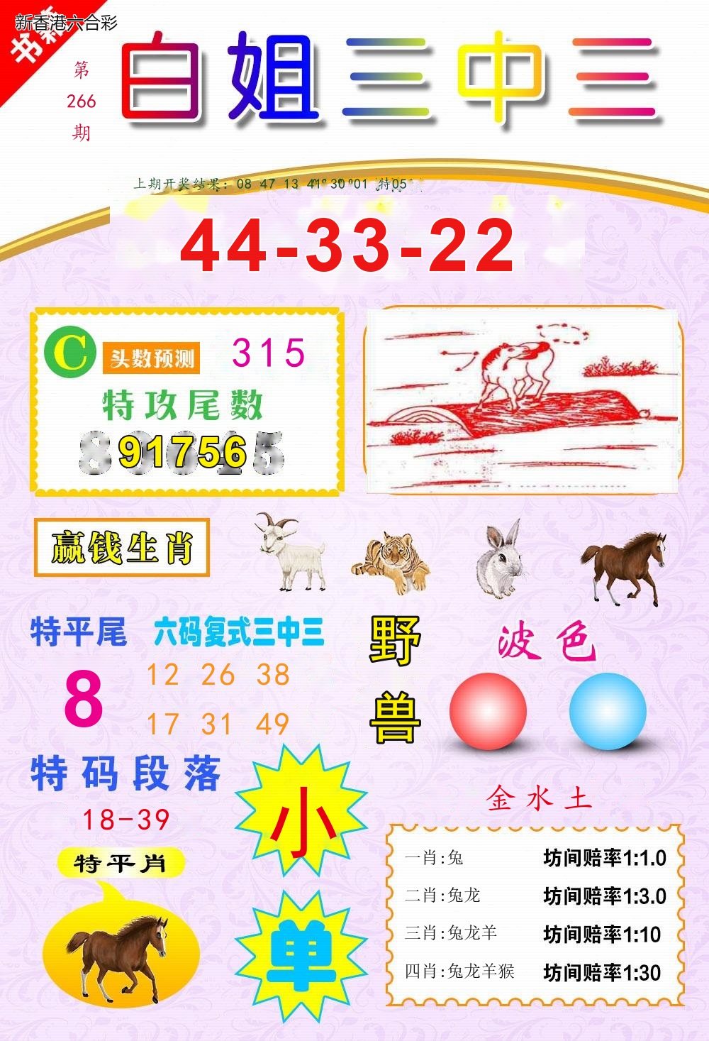 第2026266期精选图库 1256